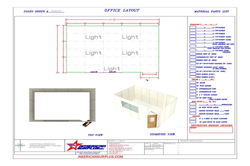 modular office cad